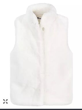 Epic Threads girls faux fur vest, size 5